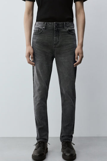 Lefties Calças Jeans Preto Lavado