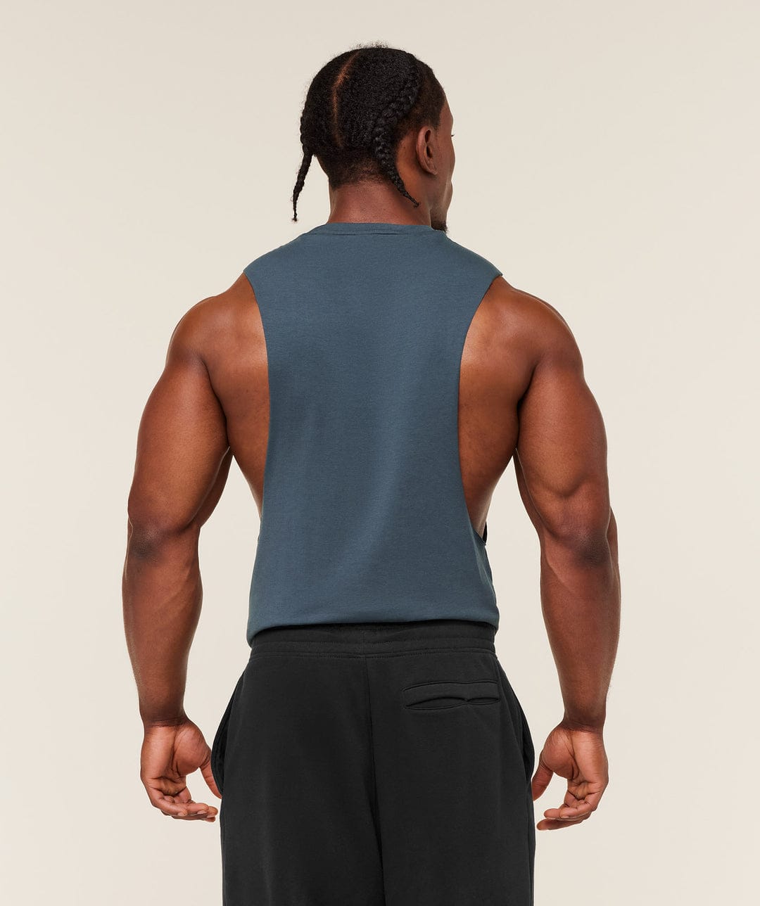 Gymshark Manga Cava Tanque Critical 2.0 Azul