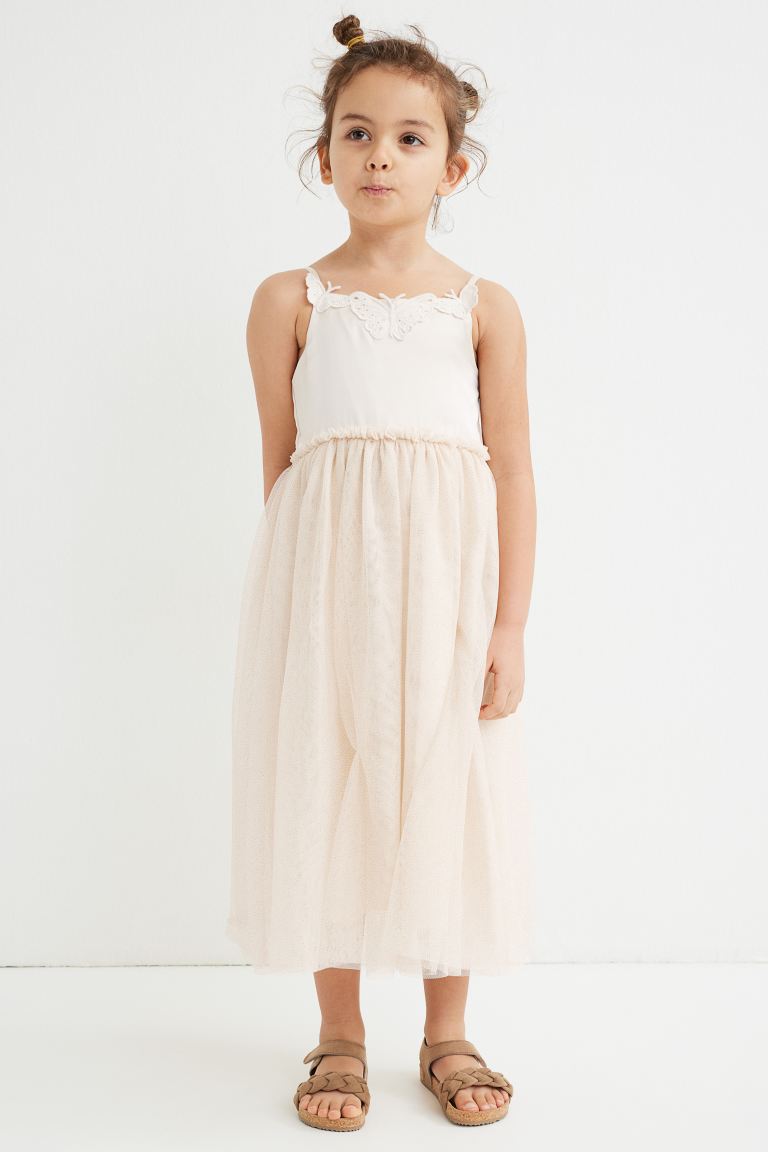 H&amp;M Vestido Tule Branco