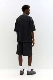 Pull&bear Sweatshirt De Bordado SWTD Preto