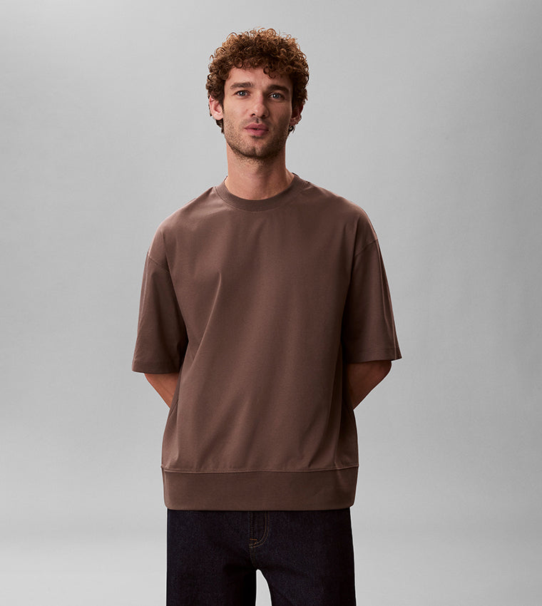 Calvin Klein T-Shirt Relaxed Fit Brown