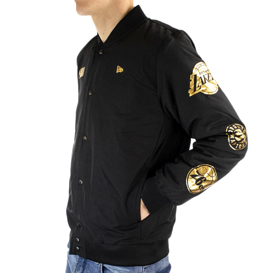 New Era Bomber PNT Mult Black