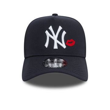 New Era Chapéu New York Yankees Lips Navy 9FORTY