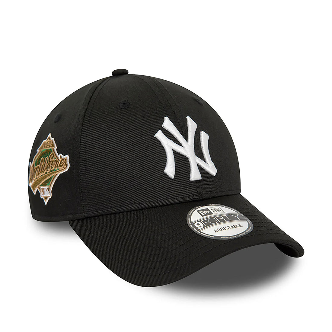 New York Chapéu Yankees World Series Patch Black