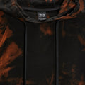ZARA Sweatshirt Com Estampado Tie Dye Preta