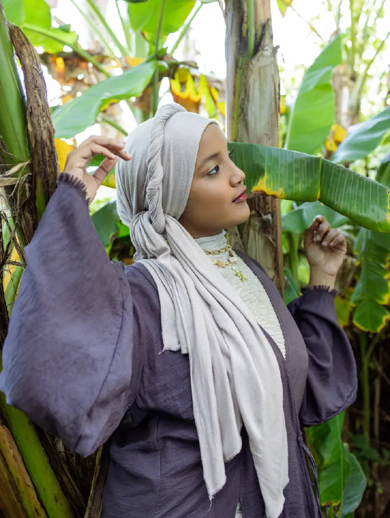 Ruh Kimono em Linho Roxo