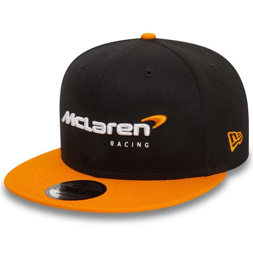New Era  Chapéu McLaren Racing Flat Kappe Black and Orange