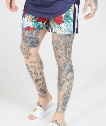 SikSilk Calções de Banho 70s Floral Print