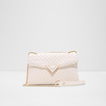 Aldo Bolsa Softwoven Women's White Cross Body