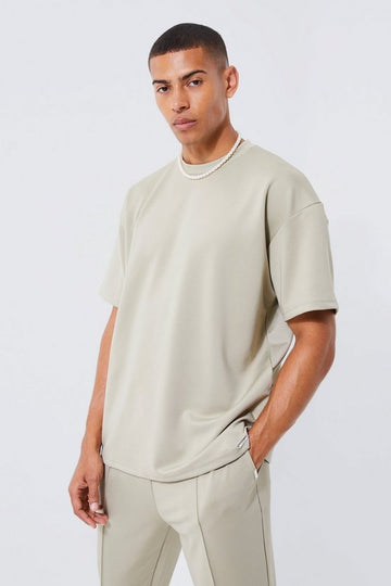 Man T-Shirt Oversized Verde